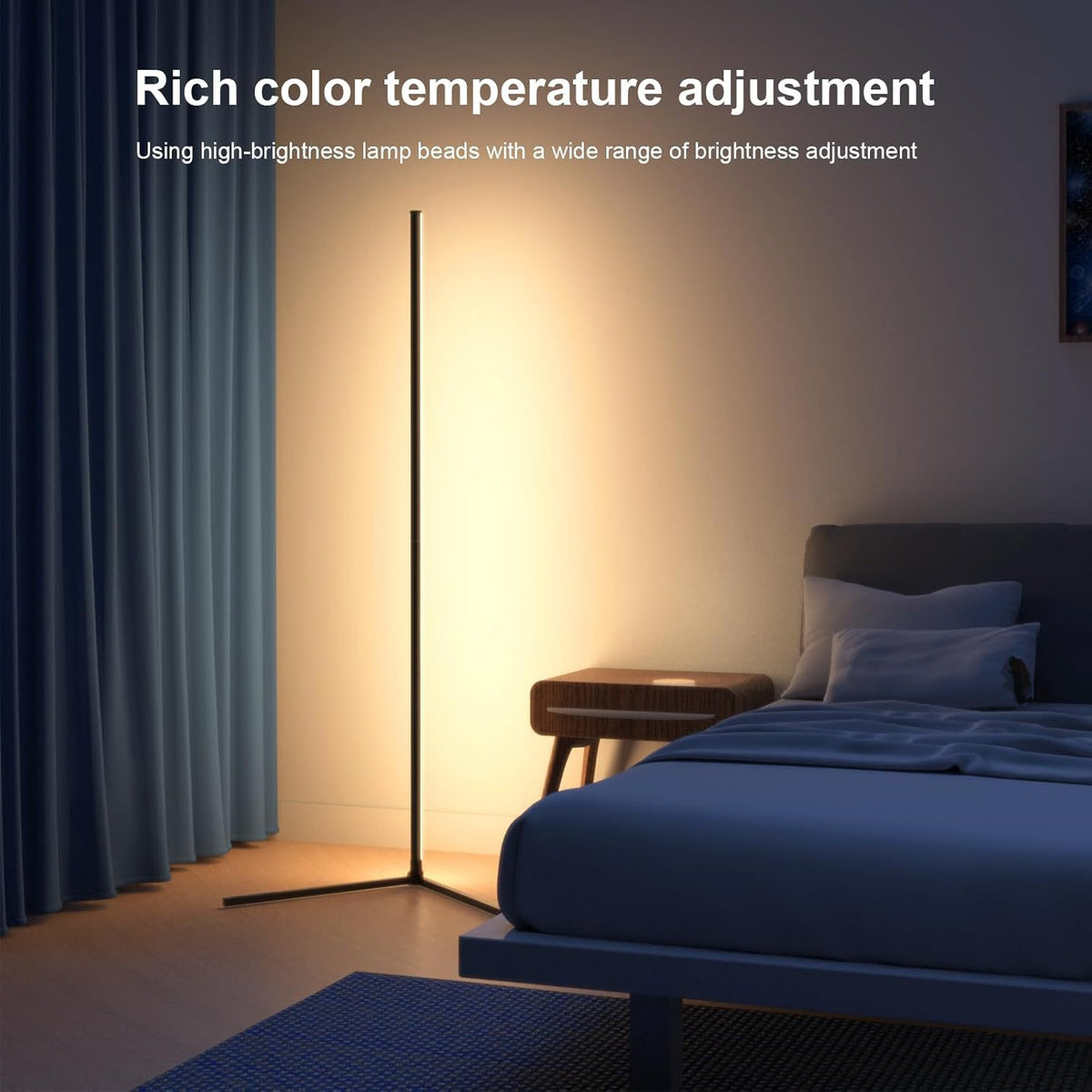 Glowinex Aura Core RGB LED decorative floor lamp, additional gallery photograph