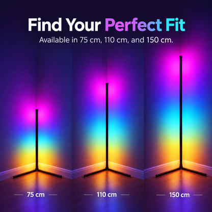 Glowinex Aura Core Bluetooth app-controlled LED floor lamp, additional product view