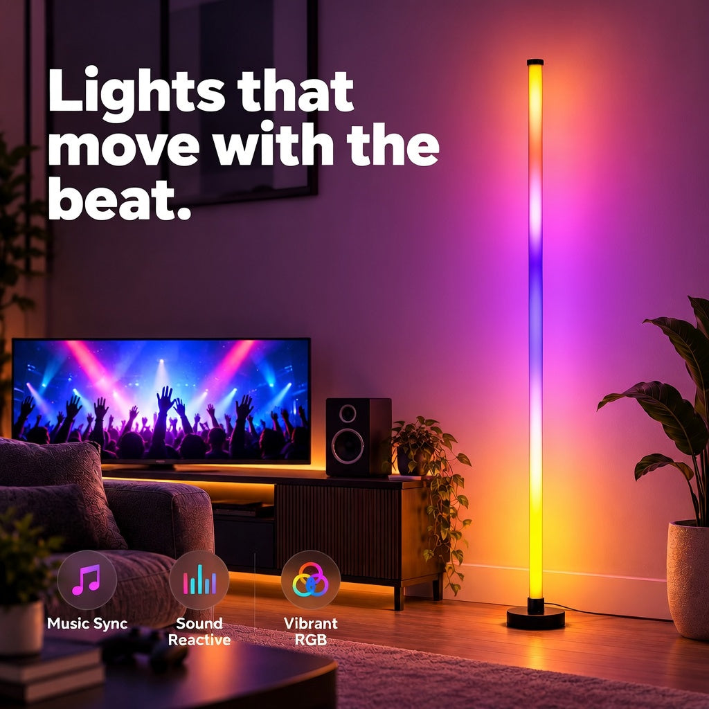 Glowinex Aura Orbit modern LED floor lamp product view