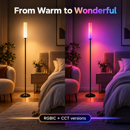 Glowinex Aura RGBIC ambient floor lamp, additional product gallery view