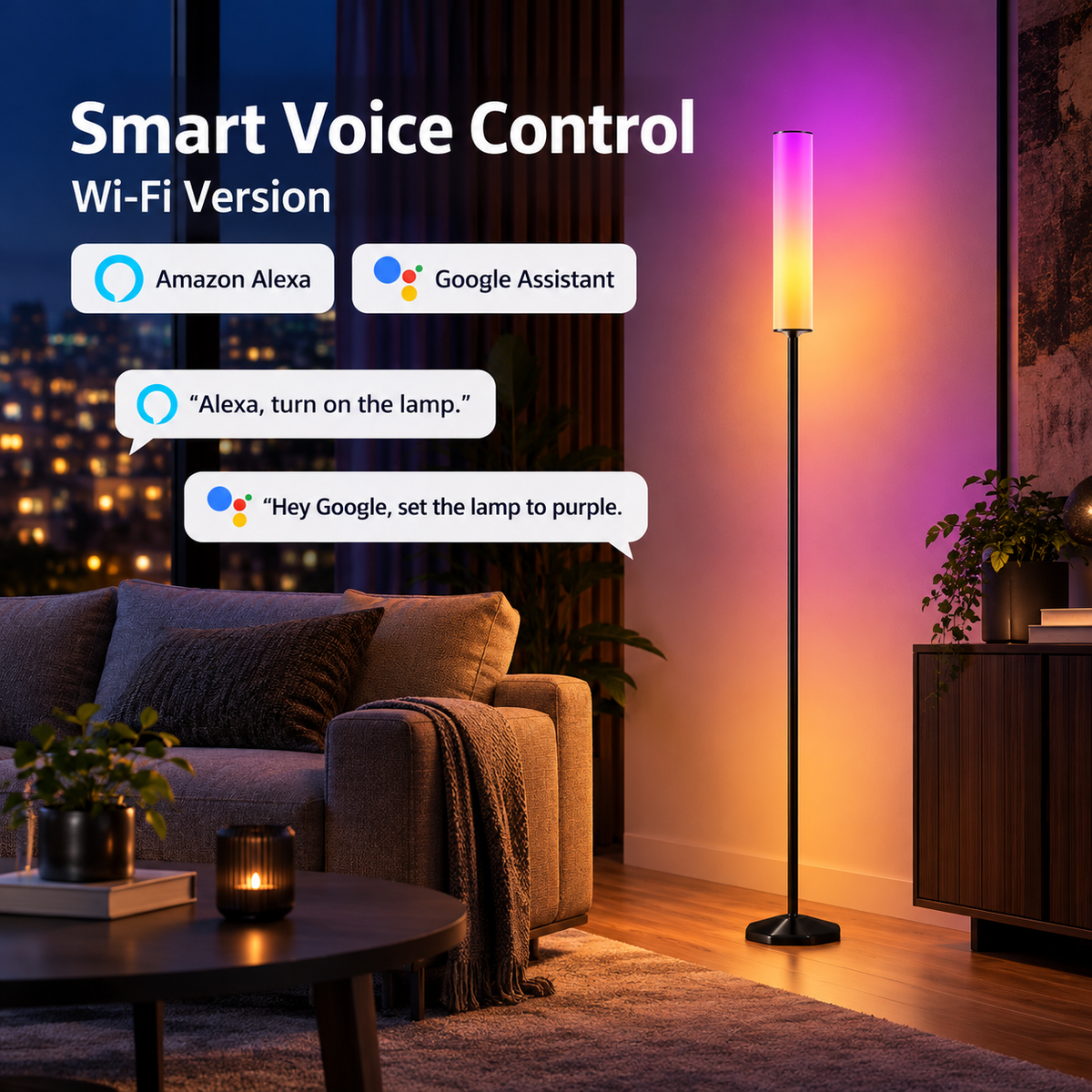 Glowinex Aura smart standing lamp, additional gallery image