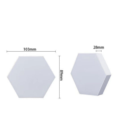 Glowinex Edge Hexagon modular RGB LED wall light panels, additional product gallery image