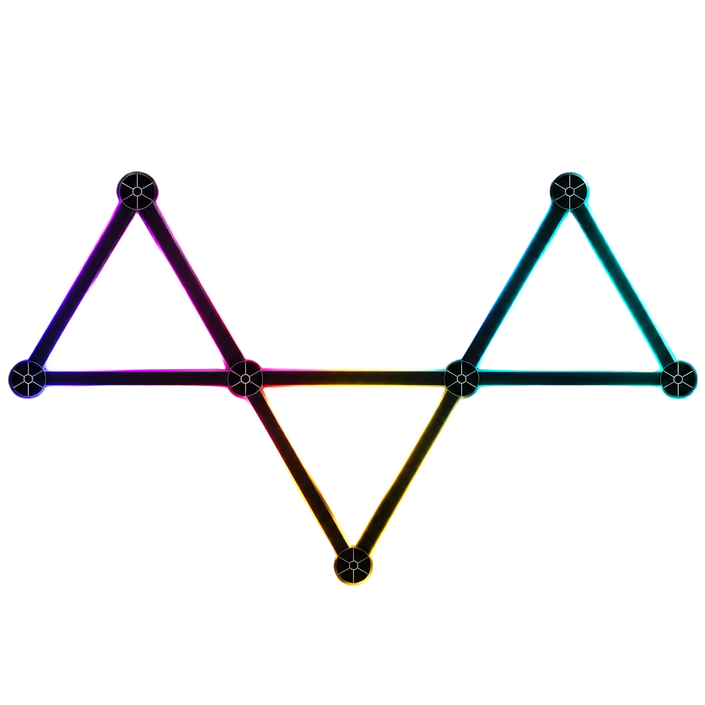 Glowinex Edge Link modular RGB wall light bars for custom geometric lighting