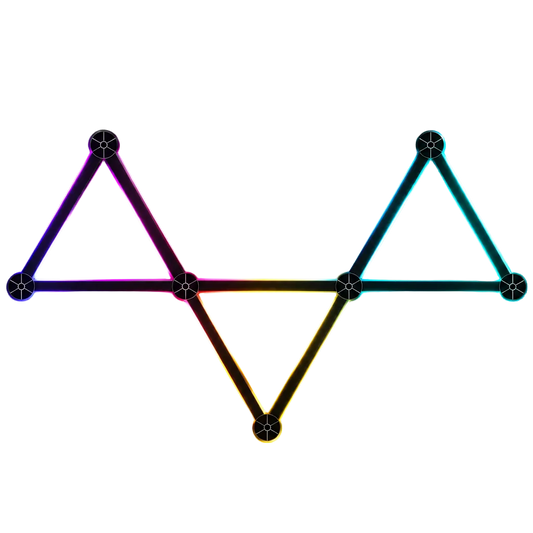 Glowinex Edge Link modular RGB wall light bars for custom geometric lighting