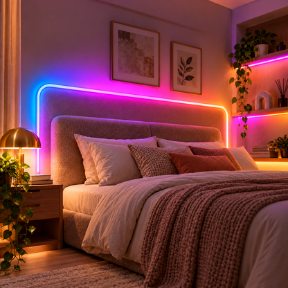 Glowinex Flow Spectrum flexible neon-style LED light strip, additional product view