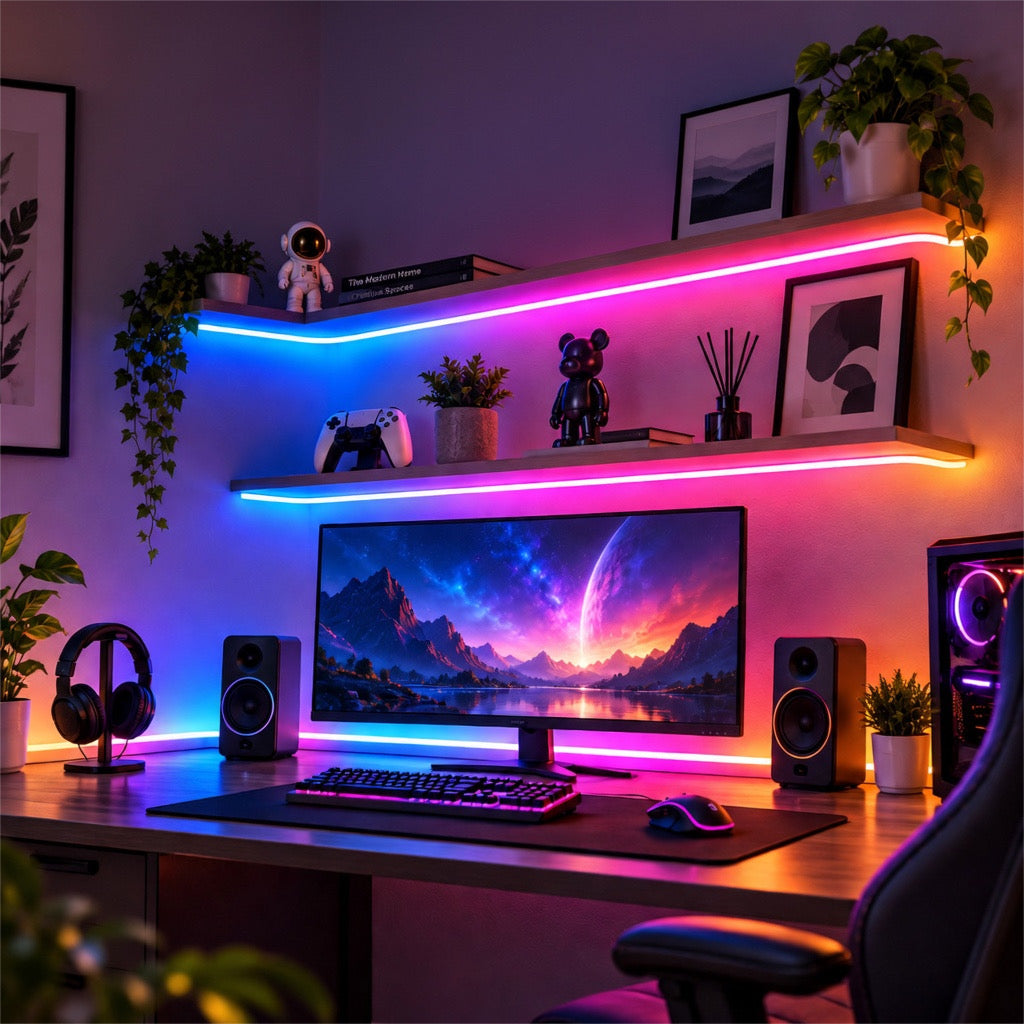 Glowinex Flow Spectrum multicolour RGBIC neon strip, additional product photograph