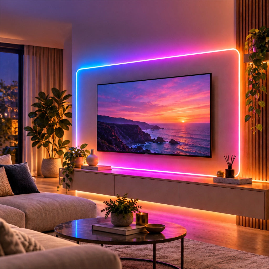 Glowinex Flow Spectrum RGBIC light rope for decorative ambient lighting, product gallery photograph