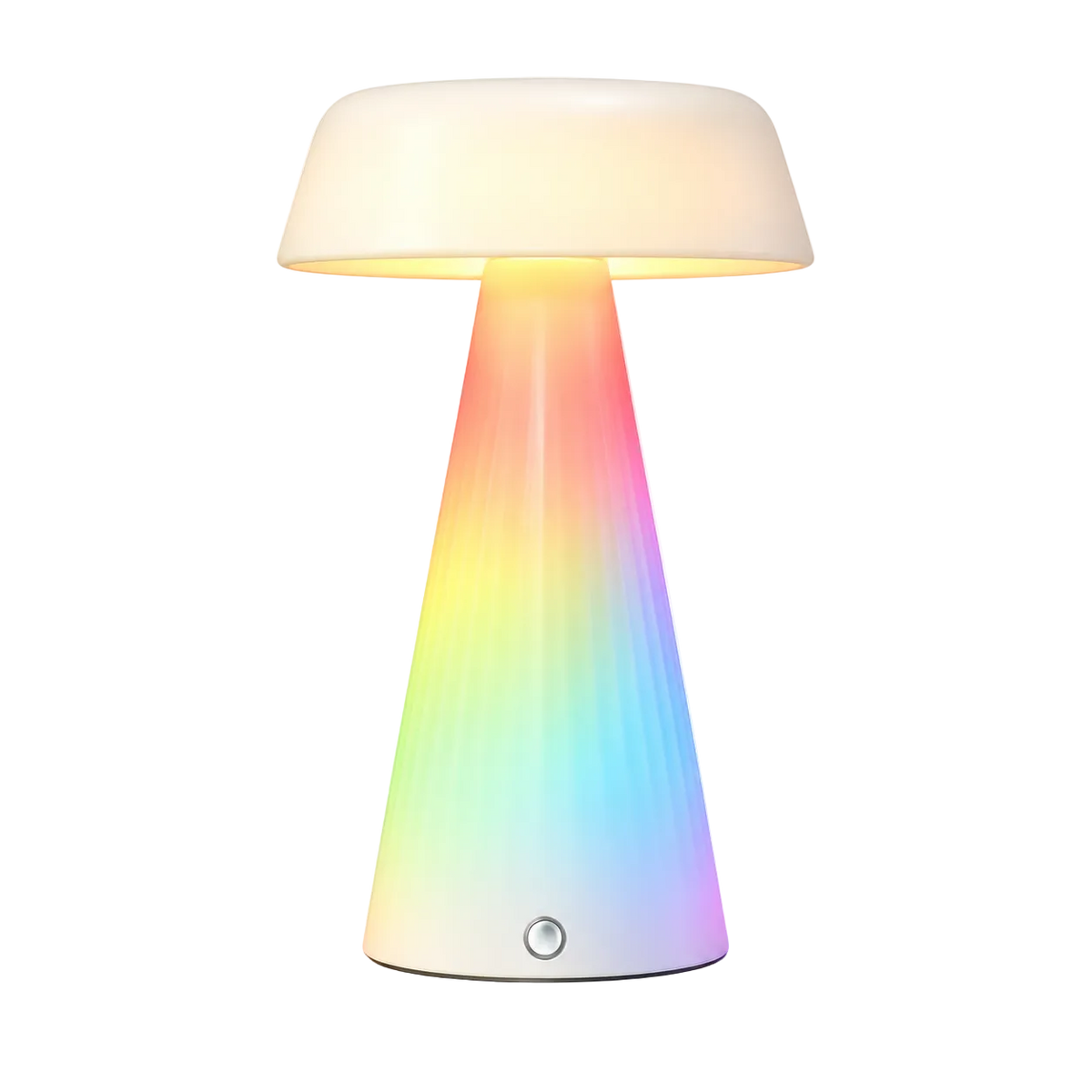 Glowinex Halo Bloom rechargeable RGB smart table lamp, main product image