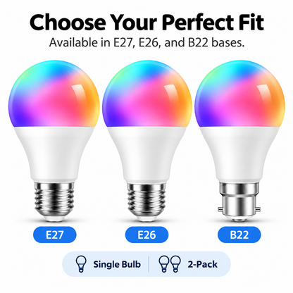Glowinex Luma Connect dimmable Wi-Fi LED bulb for compatible fixtures