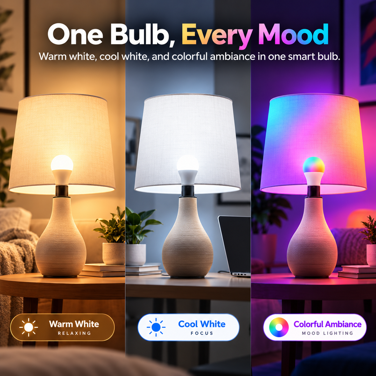 Glowinex Luma Connect smart bulb with supported Siri, Alexa and Google Home control