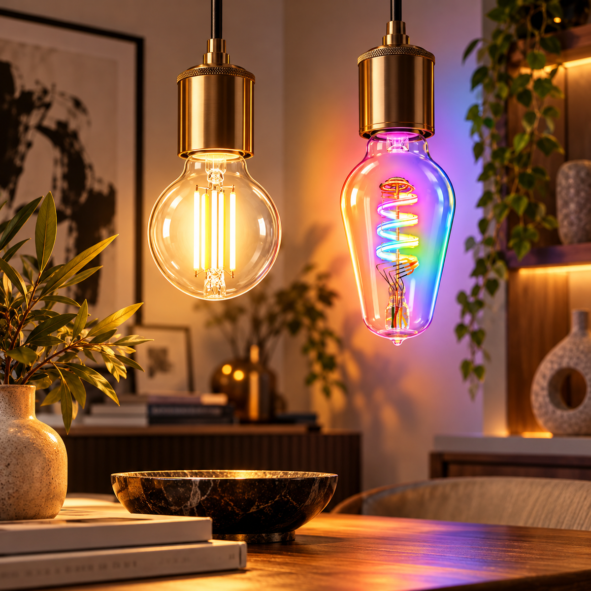 Glowinex Luma Tone E27 smart LED bulb, additional gallery image