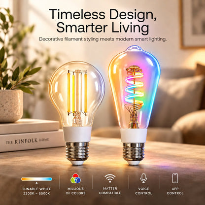 Glowinex Luma Tone Wi-Fi LED light bulb, additional product photograph