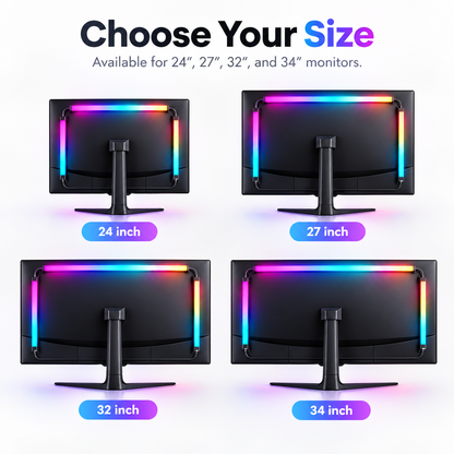Glowinex Sync Frame Bluetooth-controlled RGB monitor backlight, additional product view