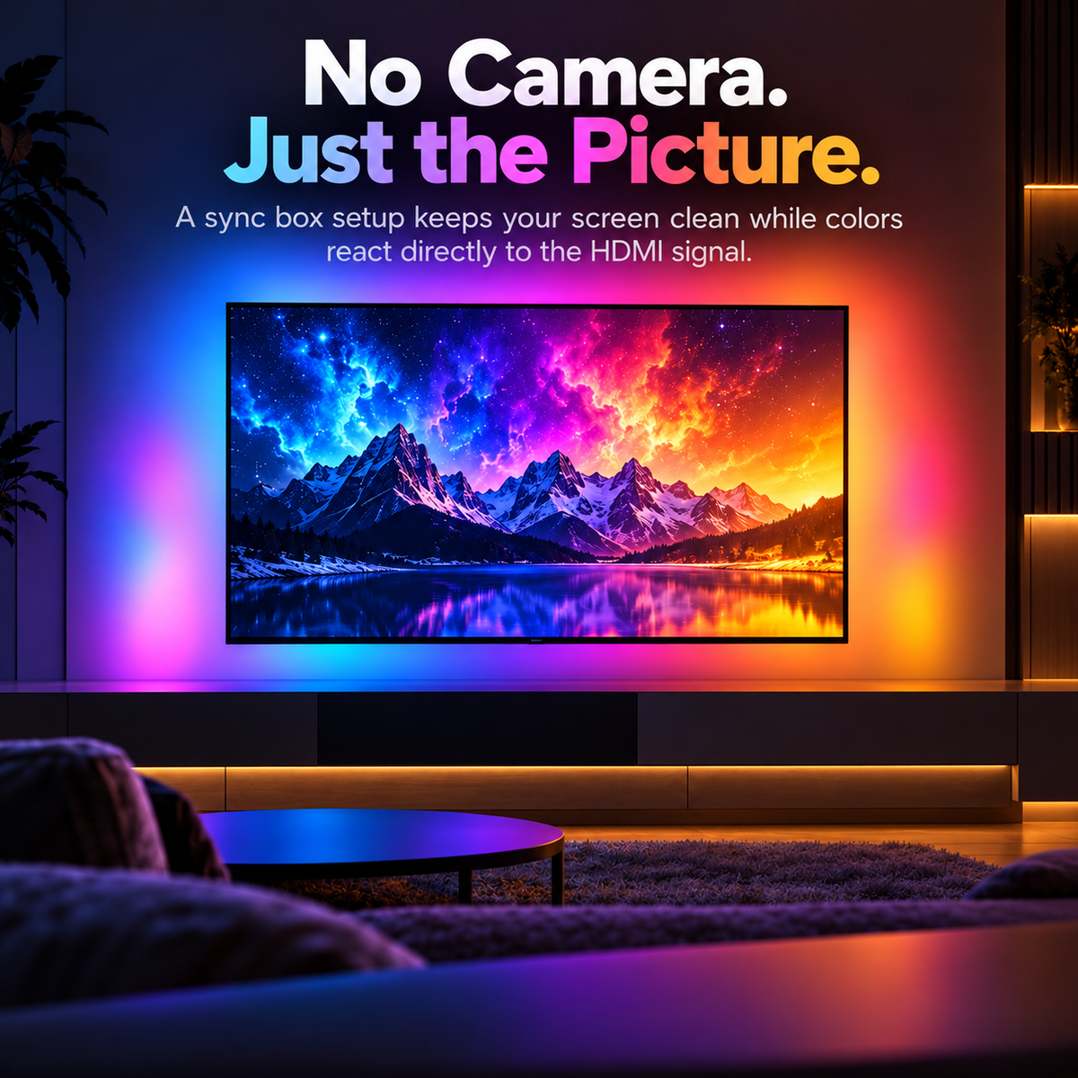 Glowinex Sync Signal HDMI LED backlighting system, additional gallery image