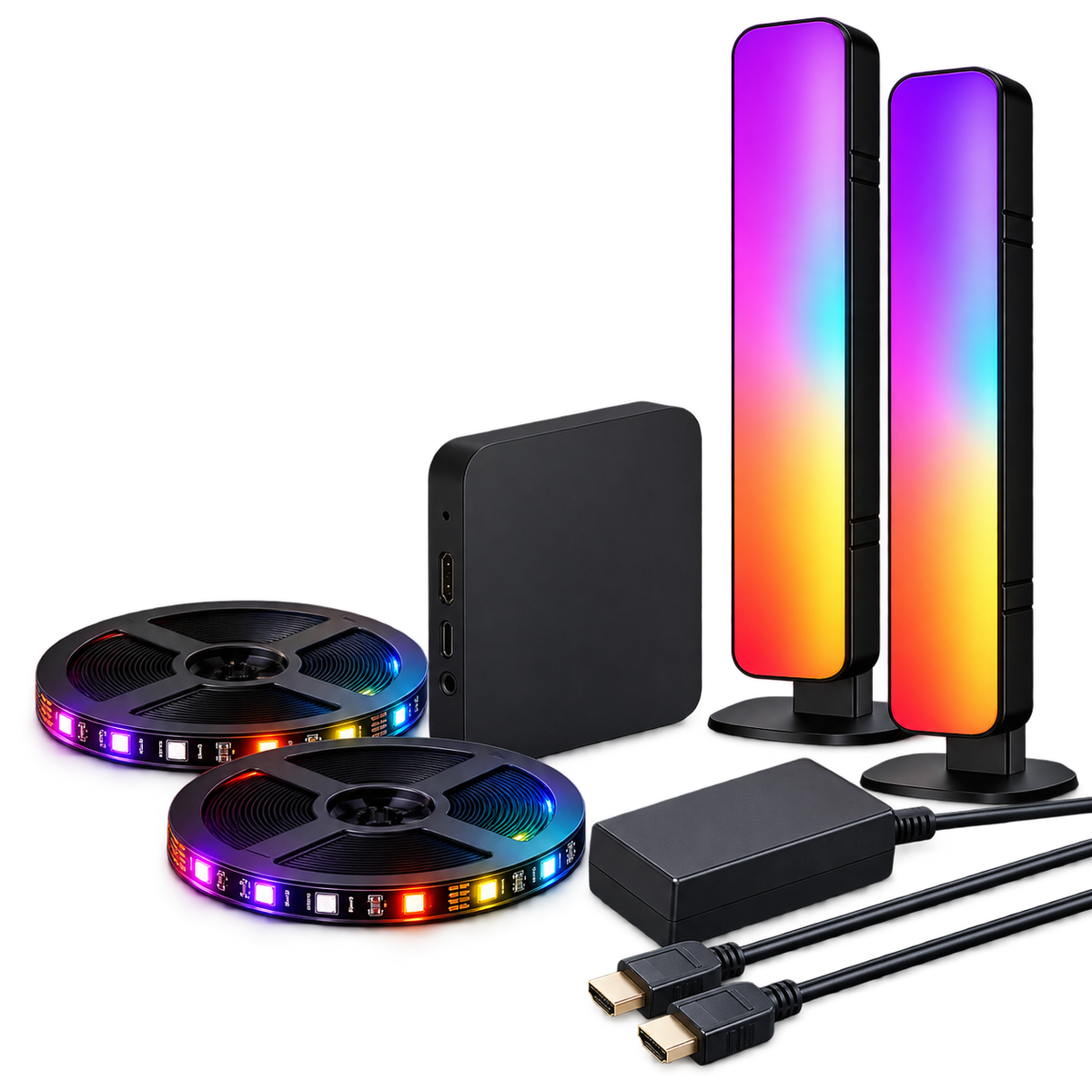 Glowinex Sync Signal HDMI RGB TV backlight kit, main product image