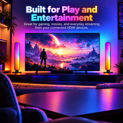 Glowinex Sync Signal RGB television backlighting kit, additional product view