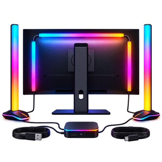 Glowinex Sync Stage RGB Monitor Lighting System
