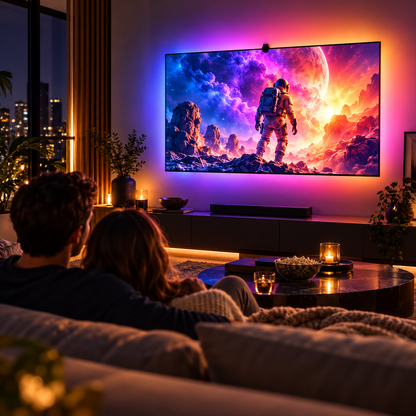 Glowinex Sync Vision RGB TV screen-colour synchronisation lighting, product gallery image