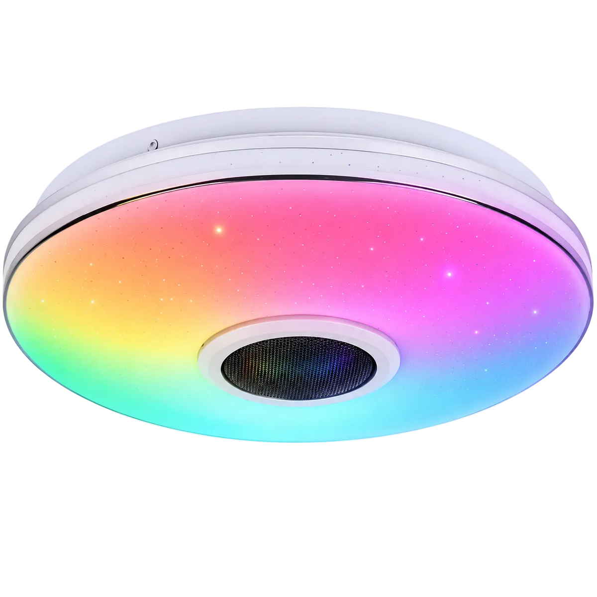 Glowinex Zenith Pulse round RGB music-sync ceiling light, main product image
